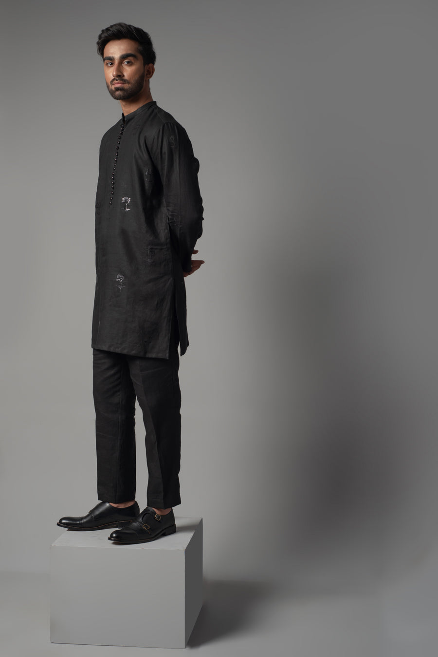 BAL - M - 32 | Foil Printed Kurta